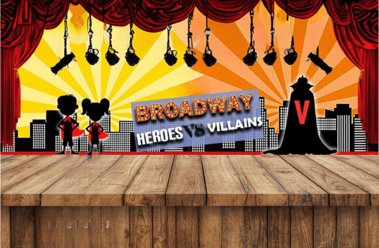 Broadway Heroes vs Villains
